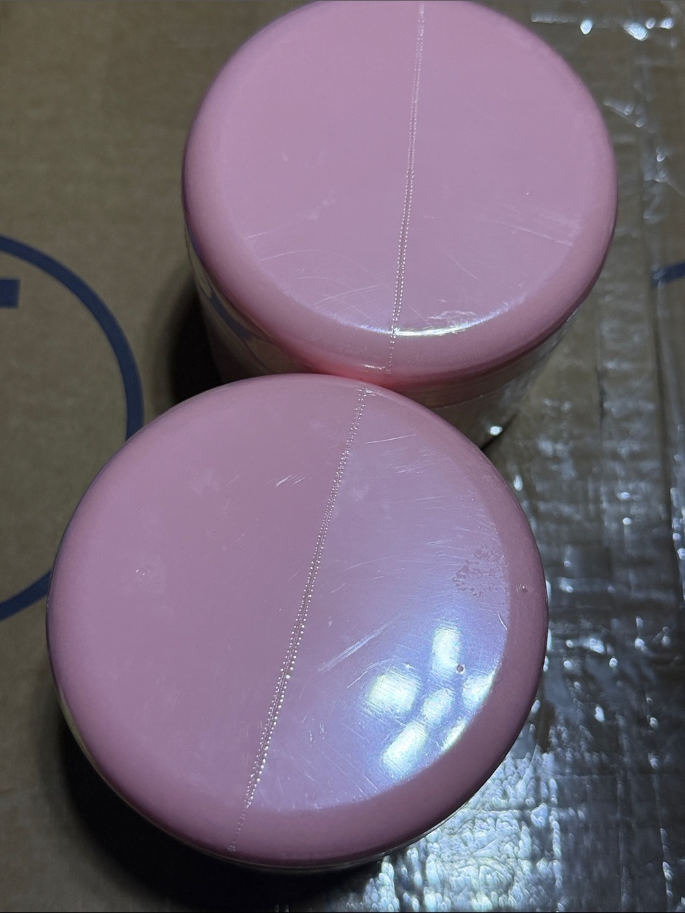 Pink Jar Set - Round Cosmetic Containers